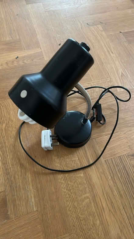 Photo of free small black desk lamp (Holland Park W11) #1