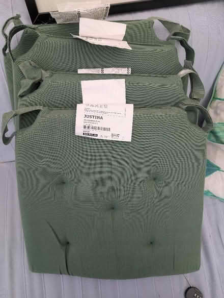 Photo of free 4 IKEA green seat pads (Saltney Ferry CH4) #1