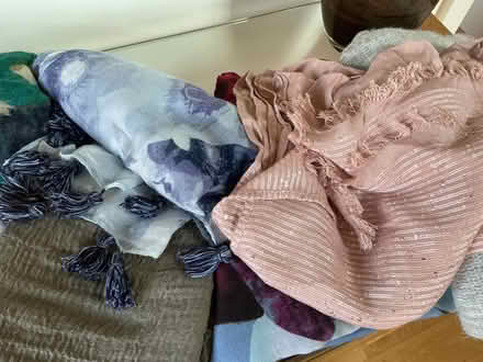 Photo of free Colourful lot 20 ladies scarves, wraps, neck, head, hajib (BT10) #3