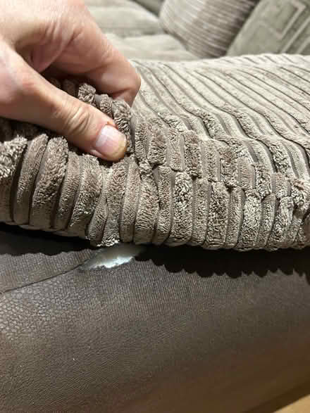 Photo of free Beige L-shaped sofa (two parts) (Balmullo KY16) #3