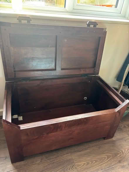 Photo of free Blanket box -Indian hard wood (Barnwood, Gloucester) #2