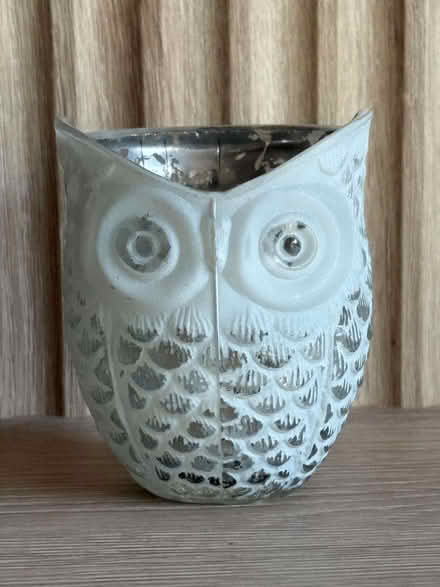 Photo of free Decorative White Owl Tealight Holder (Winchmore Hill N21) #2