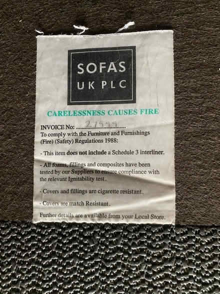 Photo of free Black Leather Sofa x 2 (Bromley BR2) #4