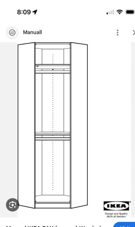 Photo of free Pax Corner wardrobe (Bedford) #2