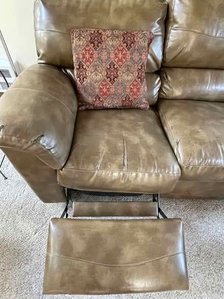 Photo of free Reclining Couch and Loveseat (Ravenna) #1