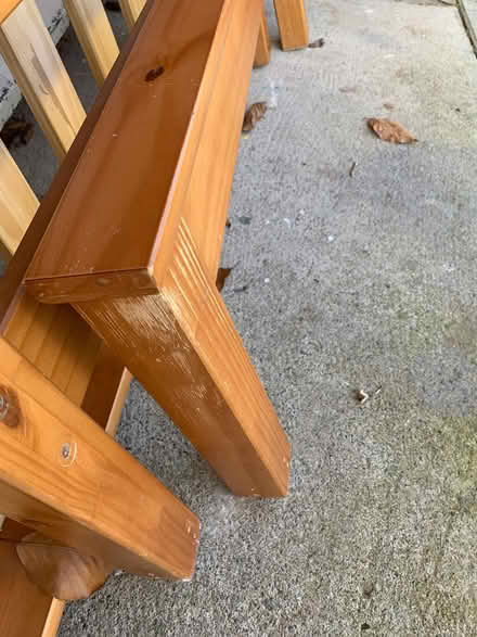 Photo of free Single wooden bed frame (Bucknell SY7) #3