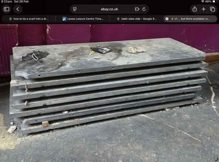 Photo of Slate slab - possibly from an unwanted snooker/pool table (The Folly BN7) #2