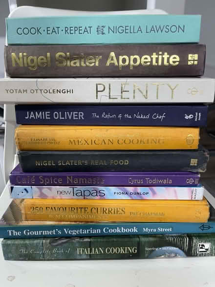 Photo of free 11 hard back cook books (Bow E3) #1