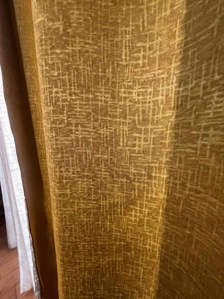 Photo of free Ochre 66 x 90 Curtains (brentford TW8) #3