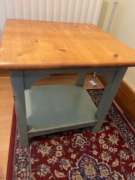 Photo of free Small solid wood table (Greystones S11) #1