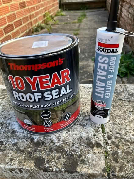 Photo of free Flat roof paint and sealant (Wantage OX12) #1
