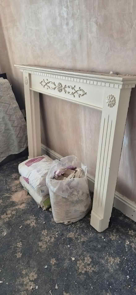 Photo of free Cream Wooden Fire Surround (Rainhill L35) #2