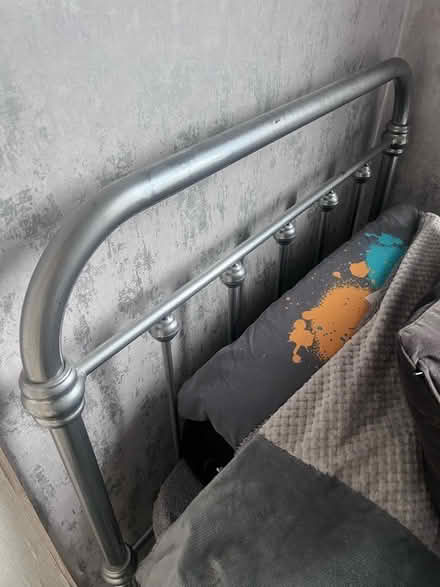 Photo of free Single bed and matress (Black Lane M26) #3