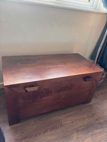 Photo of free Blanket box -Indian hard wood (Barnwood, Gloucester) #1