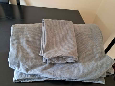 Photo of free Grey brushed cotton double duvet cover (Lower Earley RG6) #1