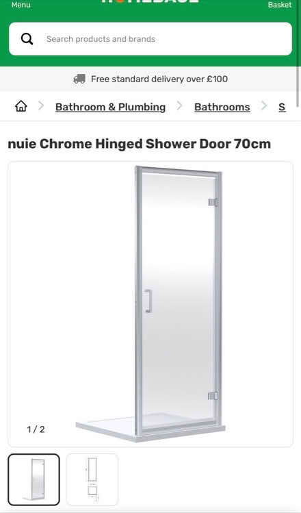 Photo of free Shower door NEW (Chiswick W4) #1