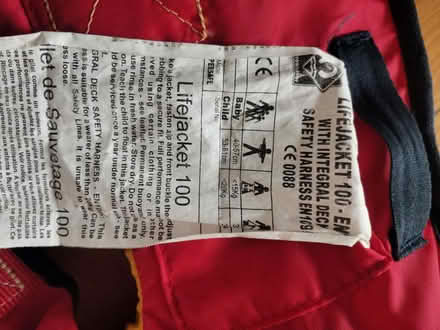 Photo of free Life jacket for kids (KT6 Surbiton) #1