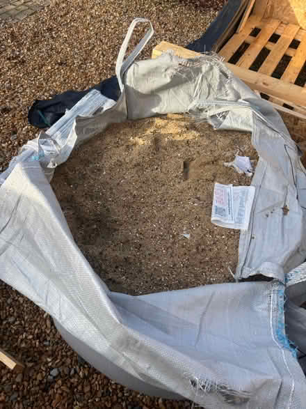 Photo of free Sharp sand - full bag - garden DIY (East Sheen, London.) #1