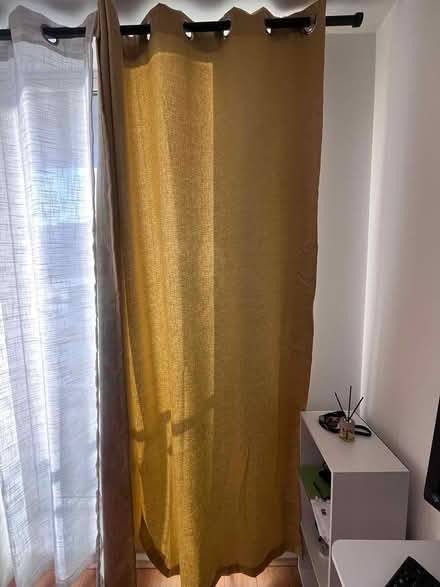 Photo of free Ochre 66 x 90 Curtains (brentford TW8) #4