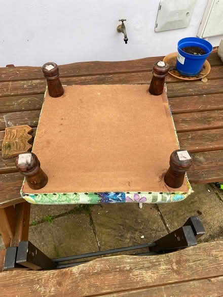 Photo of free Patchwork footstool (Tiptree, Essex CO5) #3