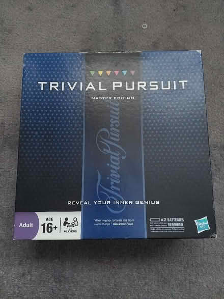 Photo of free Trivial Pursuit game master edition (Seaford BN25) #1