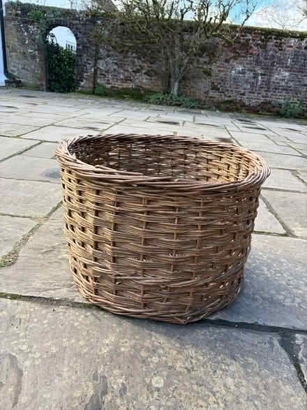 Photo of free Large wicker log basket (Westcott RH4) #1