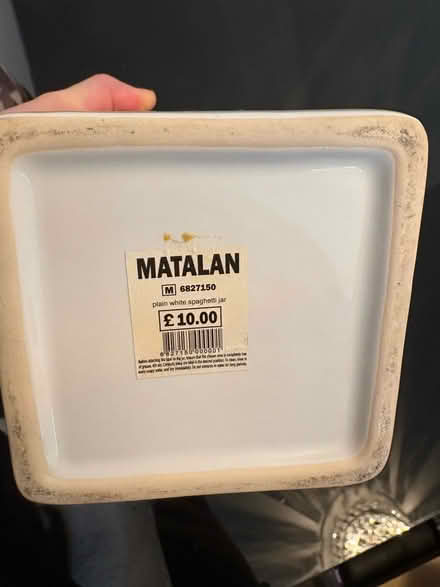 Photo of free Ceramic tall pasta jar (Belle Vale L25) #4