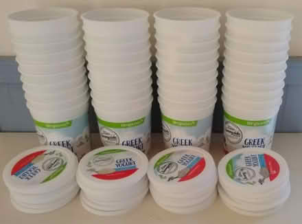 Photo of free Plastic tubs with lids #1