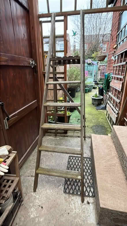 Photo of free Wooden stepladder (Edgeley SK3) #1