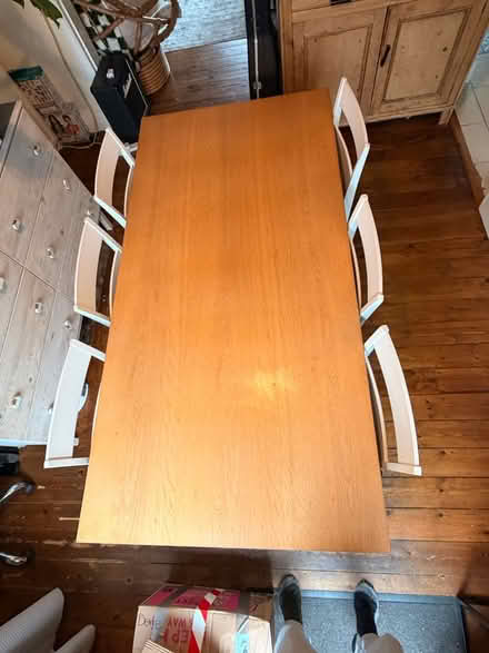 Photo of free Large dining table, chairs optional (Sherwood NG5) #1