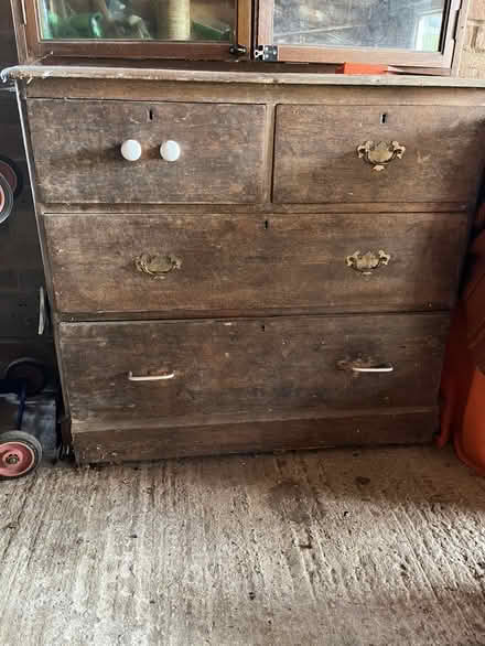 Photo of free Old wooden drawer unit (Aldwick) #1