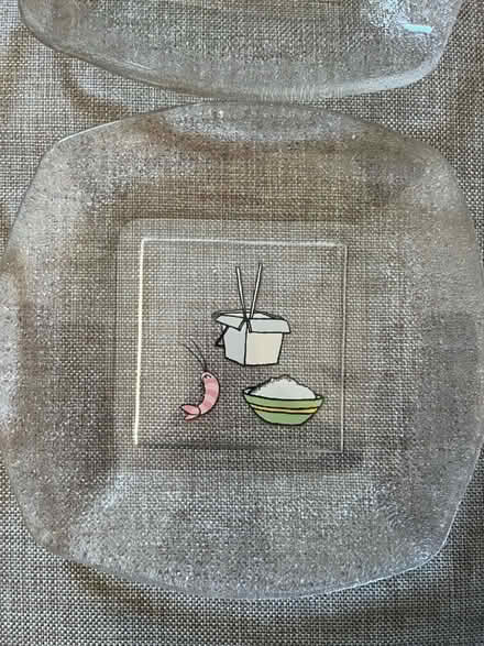 Photo of free Japanese Clear Glass Small Plates (Mitcham CR4) #4