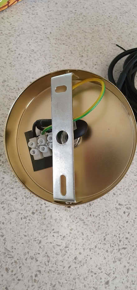 Photo of free 2x gold 2.5m long lamp holder fittings (Wokingham RG40) #2