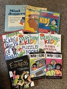Photo of free upper elementary puzzle books #1