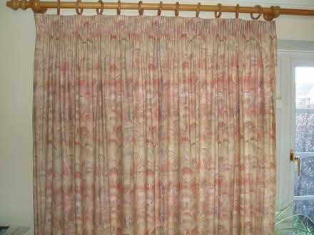 Photo of free 3 Matching pairs of lined curtains (Yateley GU46) #4