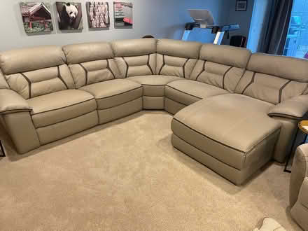 Photo of free Reclining sectional couch (Reston) #1