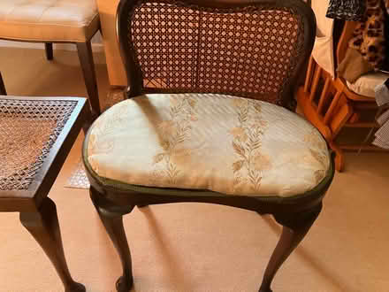 Photo of free Antique chair and matching stool/small table (Caldy Valley CH3) #4