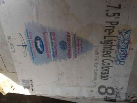 Photo of free 7.5' fake Christmas tree (South Berkeley/North Oakland) #1