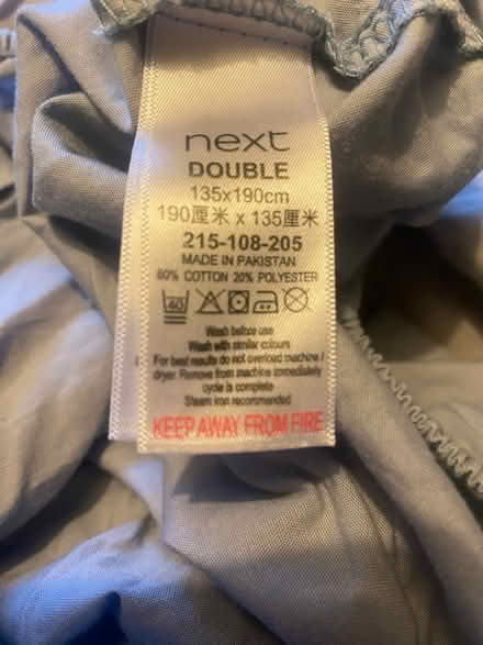 Photo of free Two Next fitted double bed sheets (Lightpill GL5) #3