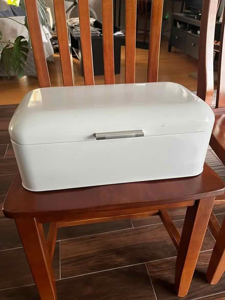 Photo of free White stainless steel bread box (Central Palm Park) #2