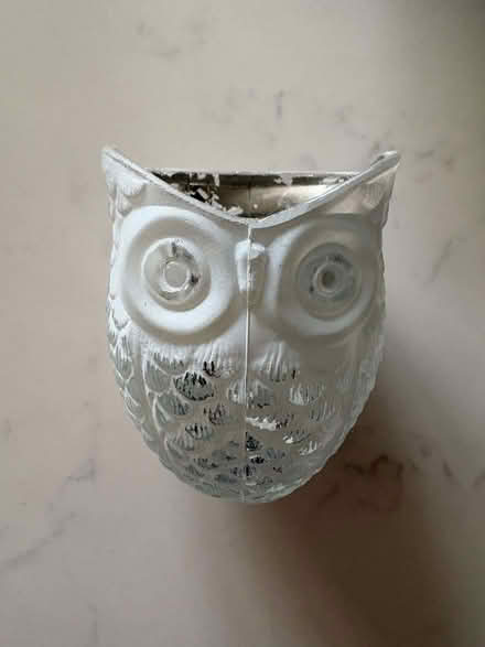 Photo of free Decorative White Owl Tealight Holder (Winchmore Hill N21) #1