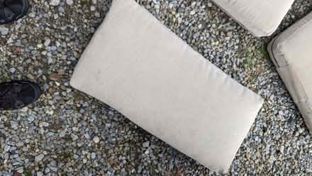 Photo of free Couch /couch cushions (From private garage Dunlaoire) #3