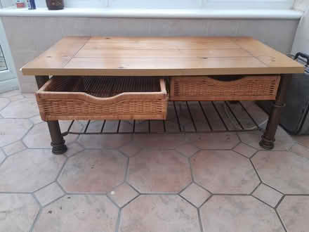 Photo of free Pine coffee conservatory table (Riddlesdown) #3