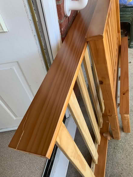Photo of free Single wooden bed frame (Bucknell SY7) #2