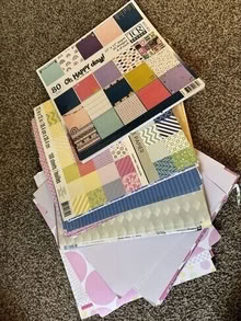 Photo of free 12x12 inch scrapbook paper #1