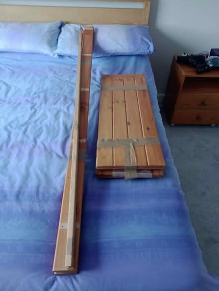 Photo of free Pine bookshelf, freestanding (Heaton Moor SK4) #1