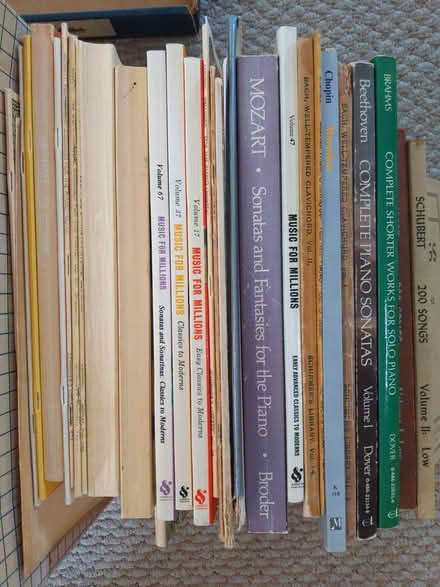Photo of free Box of piano books (South Berkeley/North Oakland) #1