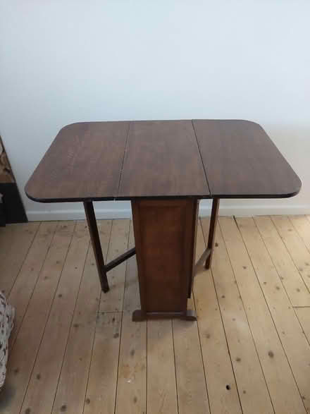 Photo of free Solid wood drop leaf table small size great condition (Seaford BN25) #1