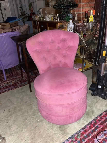 Photo of free Pink boudoir chair (Newton Abbot) #2