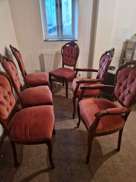 Photo of free Folding dining table and six chairs (Bishop's Castle SY9) #2